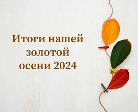 Итоги нашей золотой осени 2024 г.